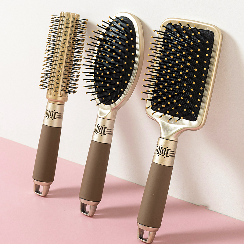 速发新款轻按气垫梳奢摩士专用长发头发梳发神器家用静电蓬松卷头