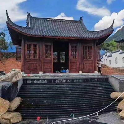 户外仿古凉亭庭长院别木墅496水廊架古建榭新中式休闲亭子防腐廊
