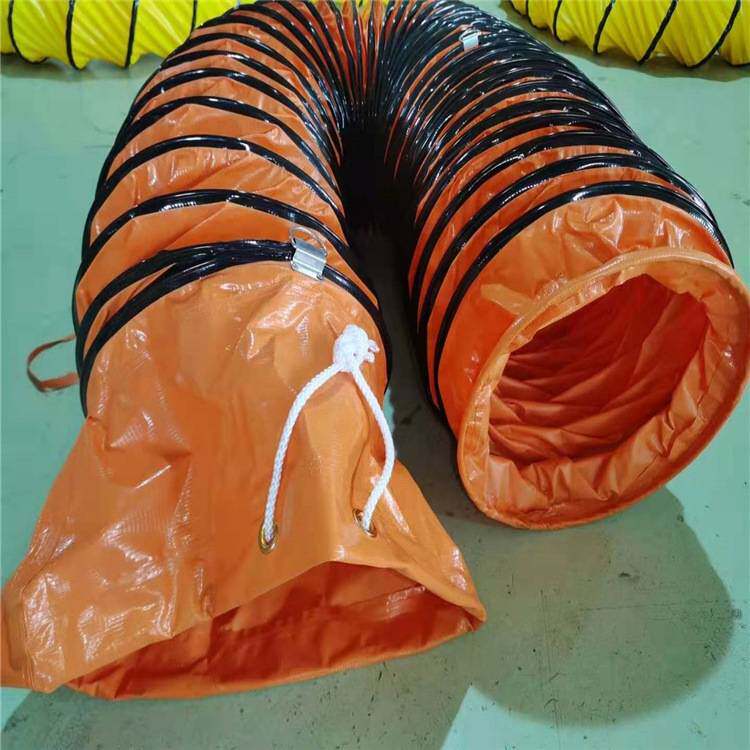 800mm伸缩通风管PVC帆布阻燃螺旋软管32寸抽油烟鼓送排风机管80cm