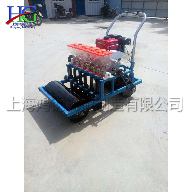 手推电动株距可控精播机