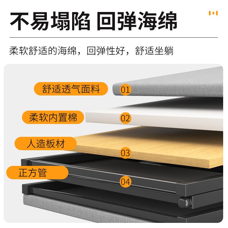 折叠床单床简易成拼接人床床家用午休床出租人房铁午睡CHU铁架床