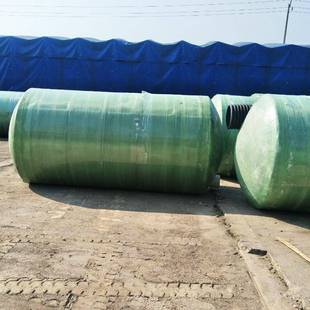 100立方 川遂宁玻钢化粪池级一体化隔油三984池污水四处理池2璃