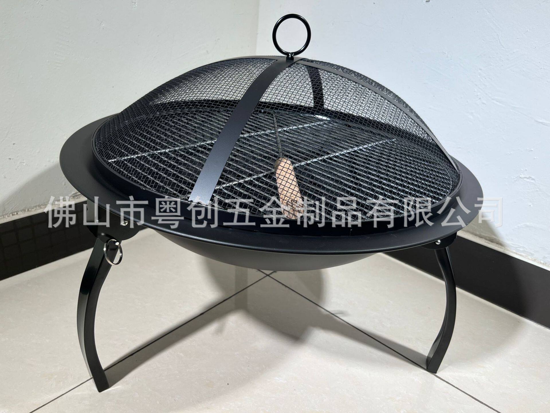 淄博烧烤21.5寸多功能取暖炉烧烤炉围炉煮茶三脚可折叠收纳