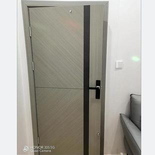 套装 新卧室门灰全套农村自建房门家用款 室木内门碳晶实门色复723