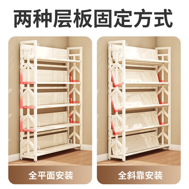 学生桌上书本收纳整理架桌面小书架书本展示架收纳架简易书柜厂家