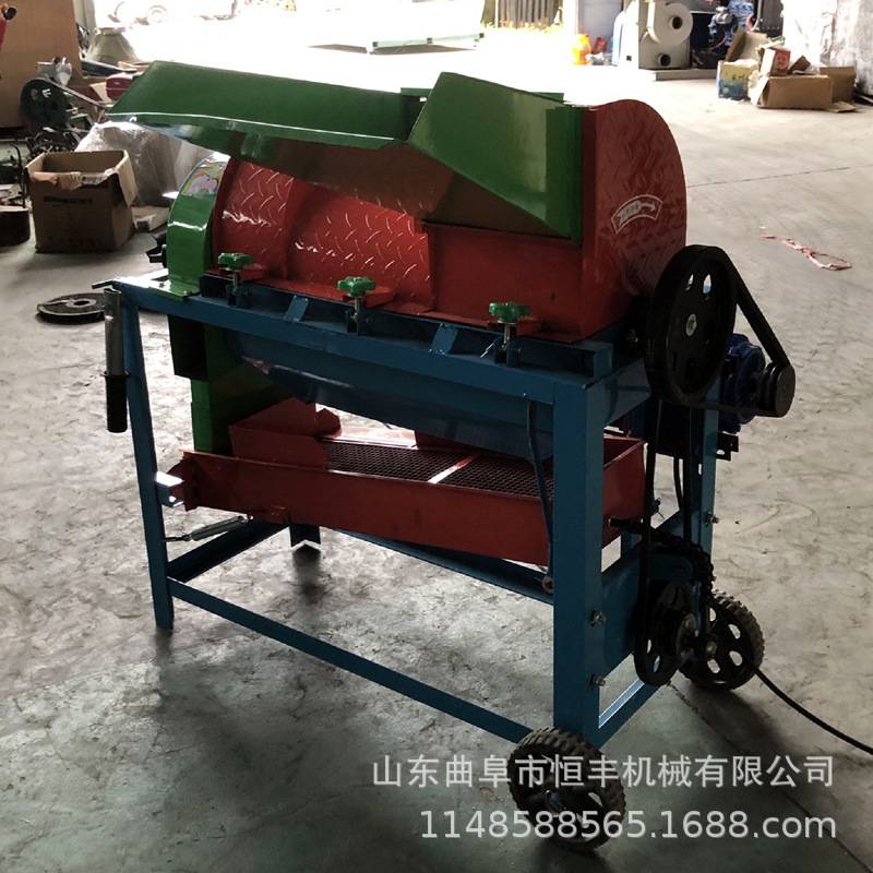 湖南多功能新款玉米脱粒机家用小型玉米包谷大豆高粱菜籽全自动筛