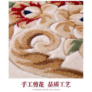 地毯客厅轻奢卧室雕花加厚别墅大面积茶几毯家用 通兴港龙北欧式