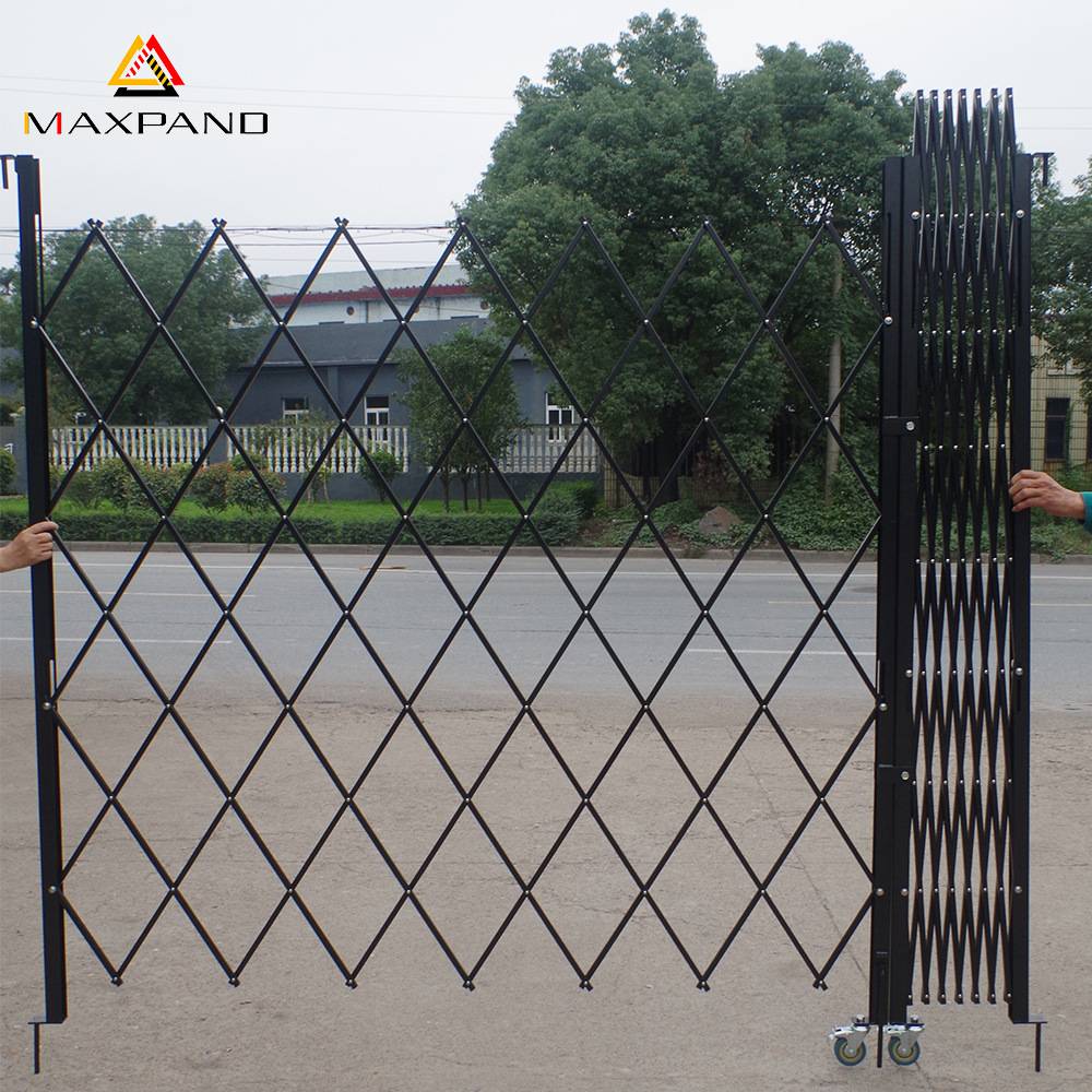 商场超市仓库伸缩安全移动围栏可定制隔离门加厚轻便防护栏