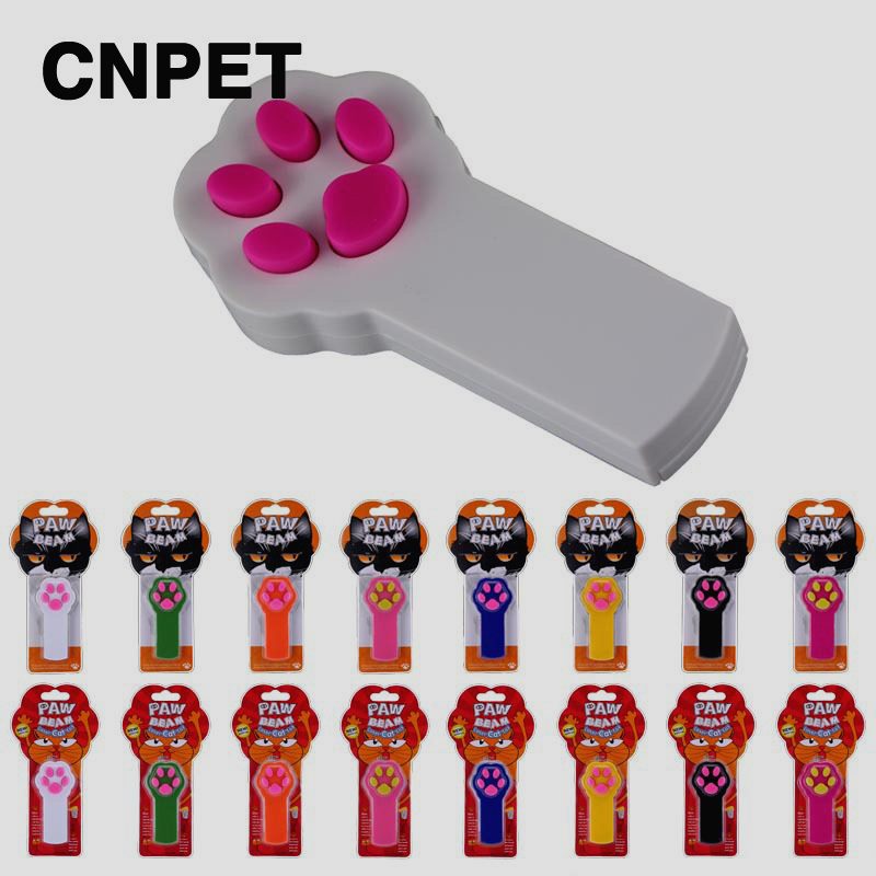 爆款宠物用品猫咪玩具猫爪脚印红外线激光灯镭射笔自嗨神器逗猫棒