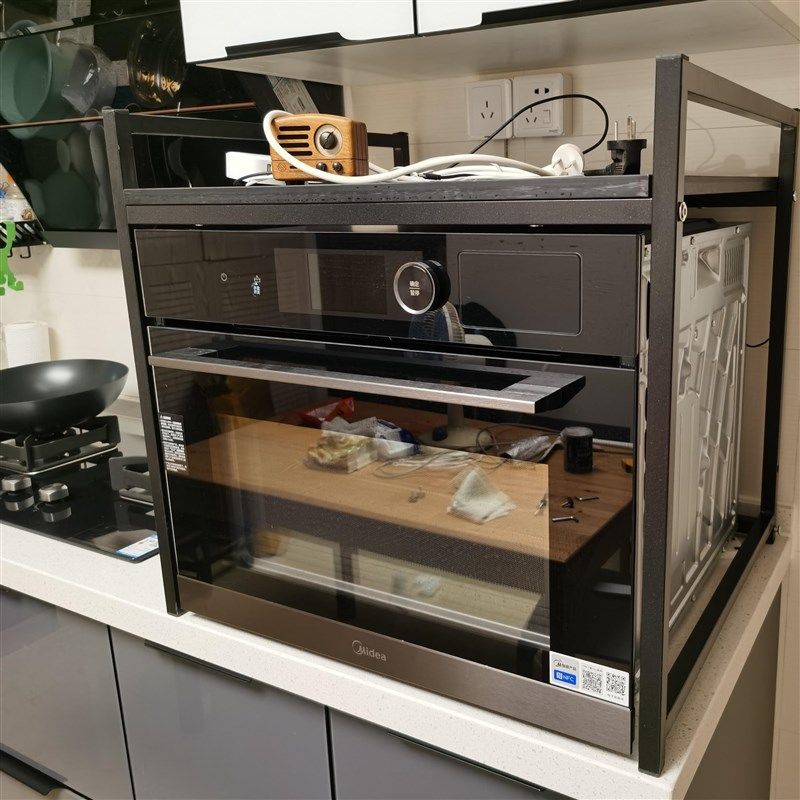 厨房置物架两层台面微波炉u置物架烤箱架厨房用品收纳储物架调料,厨房/烹饪用具,微波炉置物架,淘宝优惠券,粉丝福利购,淘宝优惠卷