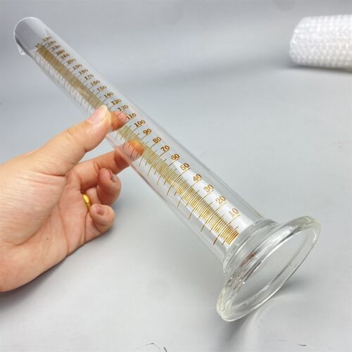 量入式玻璃精密量筒0.5ml 1 23150L毫升分度1ml耐高温包过检