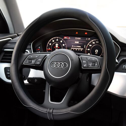 适用 奥迪新dA4L A6L A8L Q3 Q5 Q7A3A5 四季汽车方向盘套防滑防