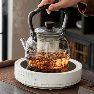 提梁蒸茶器 煮茶壶耐高温玻璃电陶炉烧水壶家用养生泡茶壶茶具套装