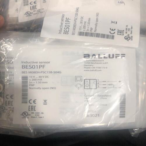 (议价)巴鲁夫BES01PF接近开关BES M08EH-PSC15B