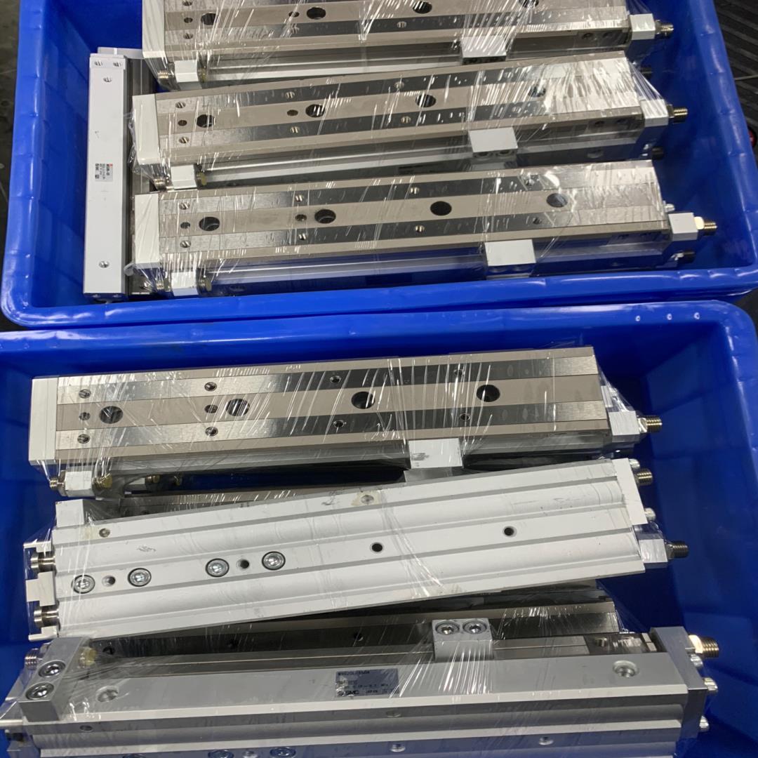 MXQ20L-150A 原装正品SMC滑台气缸 九成新性能完~议价
