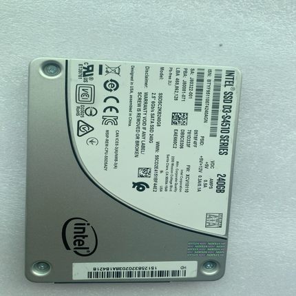 英特尔S4510 240G SATA企业级固态硬盘议价