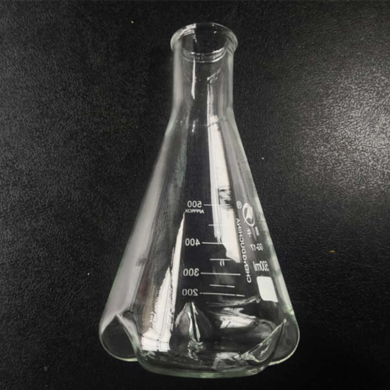 蜀牛摇菌三角烧瓶三/四刺具挡板锥形瓶100/250/500ml/1L/2L/3L/5L