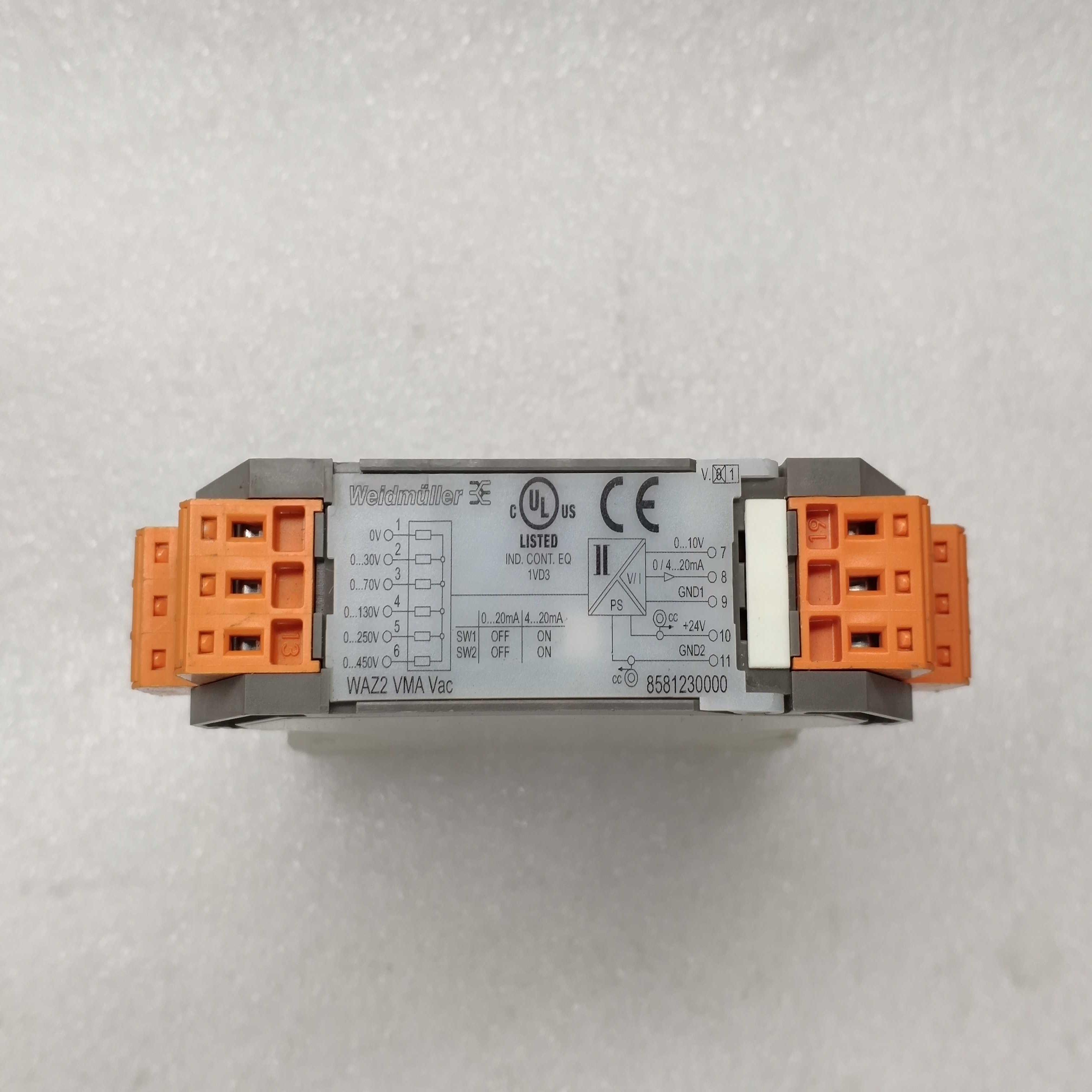 魏德米勒信号隔离器 放大器 8581230000 WAZ2 VMA Vac
