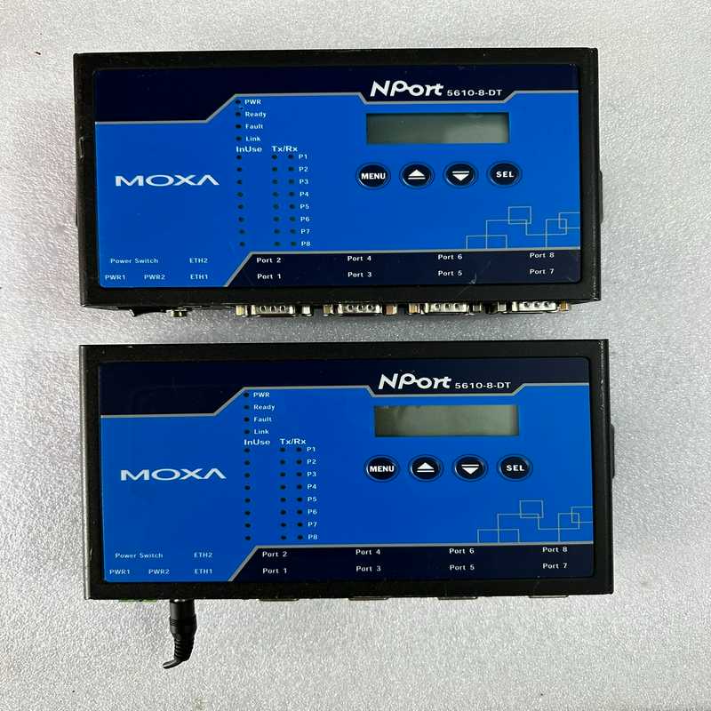 拆机 台湾 摩莎工业交换机 NPort5610-8-DT 8（耶耶电子）