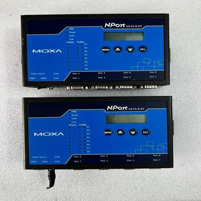拆机 台湾 摩莎工业交换机 NPort5610-8-DT 8（耶耶电子）
