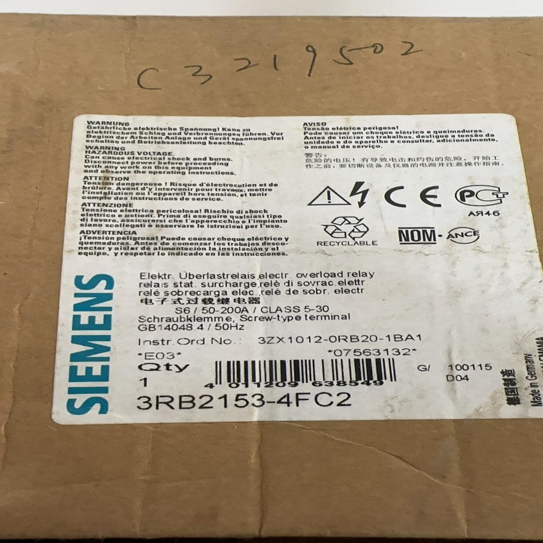 3RB2153-4FC2 库存备件(崽崽配件）