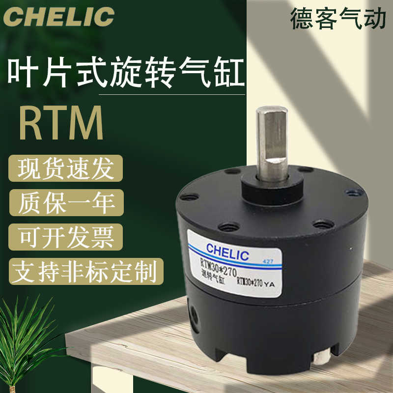 叶片旋转气缸RTM RTMF10*15*20*30*4050X90X180X270-L-C2-S