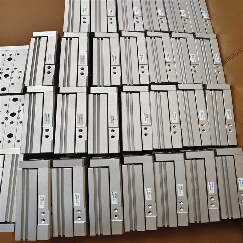 【汇生】台湾亚德客滑台气缸HLQ20X50SAS实物拍照，功能测试好【