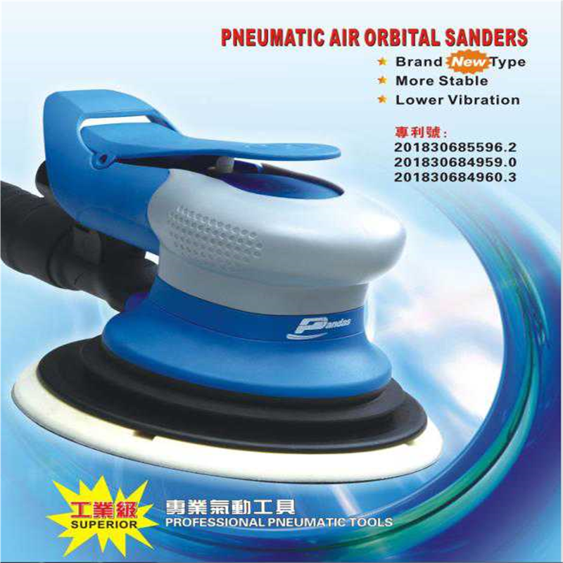 熊猫气动干磨机pandas方形70x198干磨机5寸自吸6寸中央吸尘打磨头