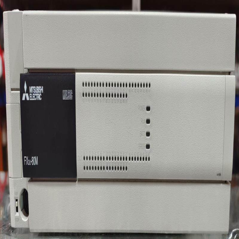 议~FX3U-80MT/ES-A，原装二手三菱PLC，实物拍摄，