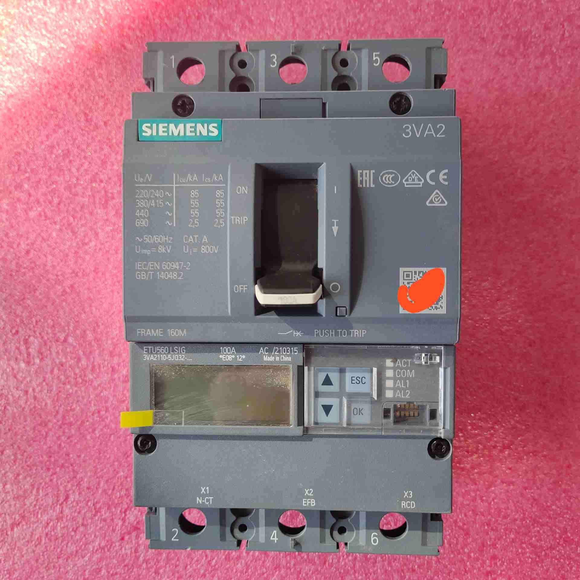 (询价)断路器3VA2110-5JQ32-0AA0 3VA2