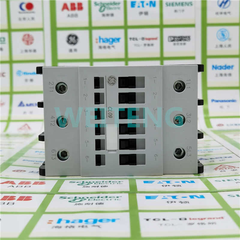 美国通用电气 CL09A300M 交流接触器45KW三相 220V常开常闭直流