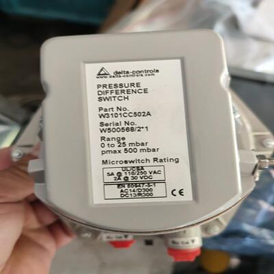 (议价)DELTA-CONTROLS 压差开关  订货号W3101C