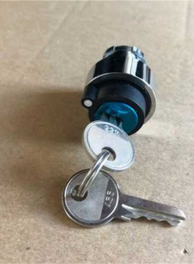 XB2两档三档钥匙旋钮开关ZB2-BG2C 2位3位钥匙选择开关头ZB2-BG3C