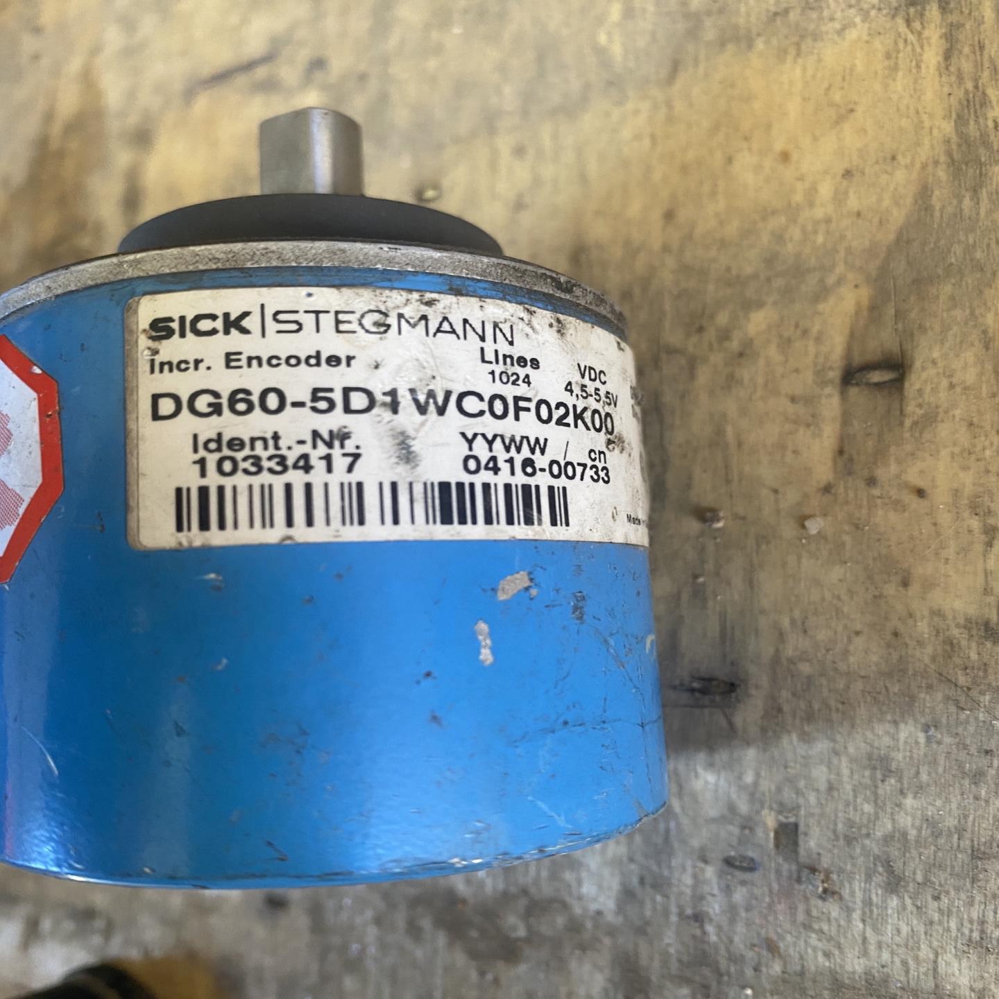 SICK编码器，DG60-5D1WC0F02K00，成色如实（憨憨电子）