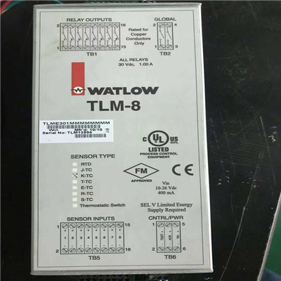 WATLOW TLM-8 温控器TLME301MMMMMMM~询价