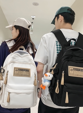 日本书包初中男女生高中生背包小学生大学生大容量2025新款双肩包