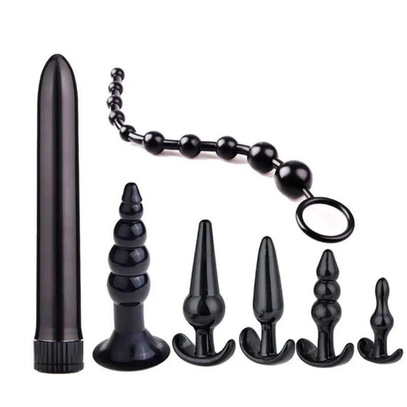 4/5/7/8Pcs/Set Silicone Butt Plug Dildo Masturbation Anal