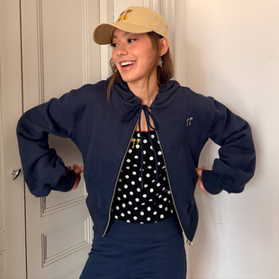 卫衣套装 磨毛薄绒连帽开衫 AW25「摩登回游」 ZHOU廓形堆袖 CHYEESE