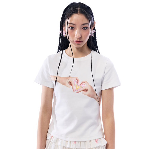 CHYEESEZHO比耶成心修身短袖T恤