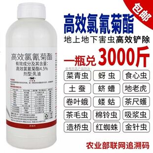 高效氯氰菊酯农药杀虫剂果树蔬菜蚜虫钻心虫菜青虫地下害虫杀虫药