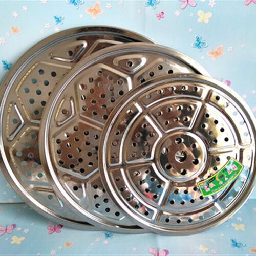 热销不锈钢蒸片蒸盘蒸架蒸屉蒸笼片馒头垫炒锅隔层蒸格蒸锅蒸篦子