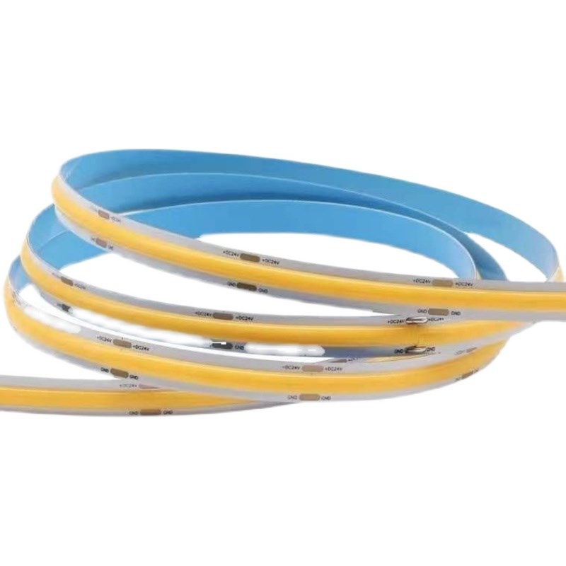 热销COB柔性灯带高亮不显灯珠12V低压线形灯条LED灯箱24V光源线槽