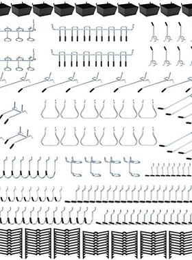电商洞洞板挂钩洞洞板金属钩工具挂钩Pegboardhook248pcs