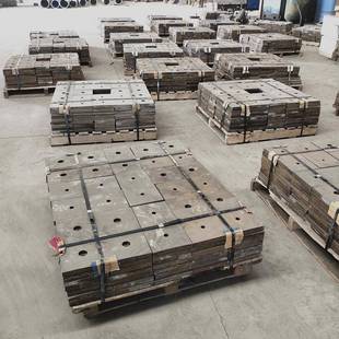 辉顺机械现货直发矿山机械Mn13Cr2材质衬板高锰钢耐磨衬板