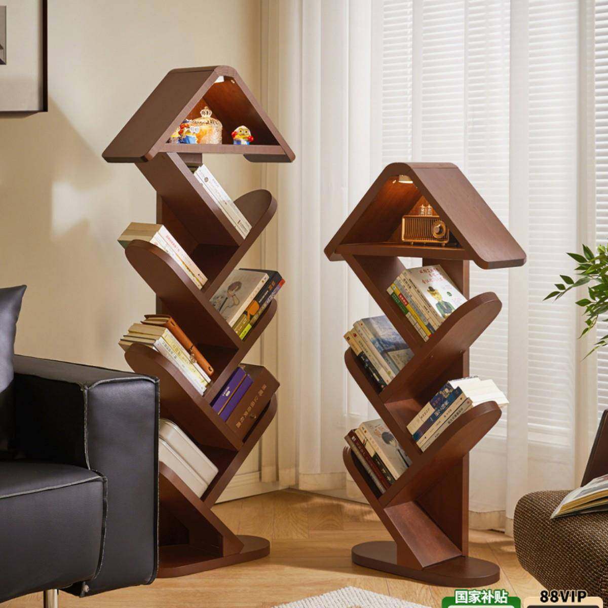 实木树形书架落地置物架客厅一体靠墙角落转角小窄书柜儿童书架子,鲜花速递/花卉仿真/绿植园艺,割草机/草坪机,淘宝优惠券,粉丝福利购,淘宝优惠卷