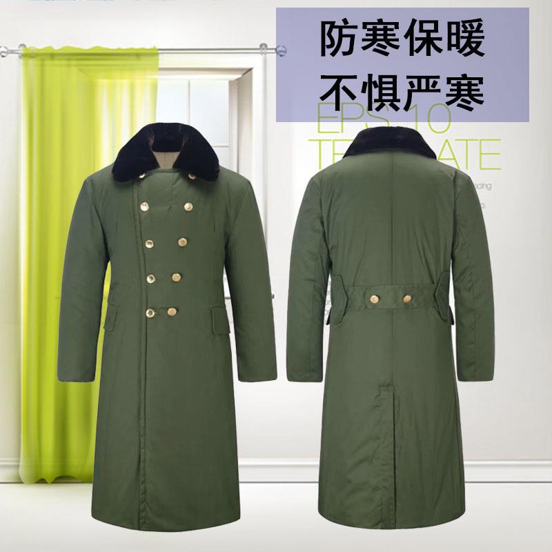 民政救灾军大衣男士长款棉大衣女士加厚连体防寒服冬季保暖棉袄