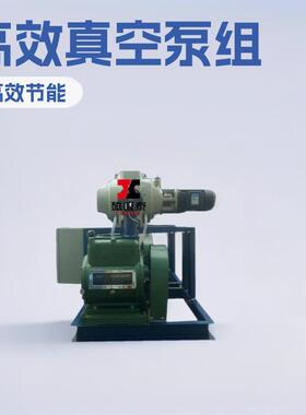 JZJX300-42真空机组ZJP300+70罗茨旋片式真空泵机组2x30A真空抽气