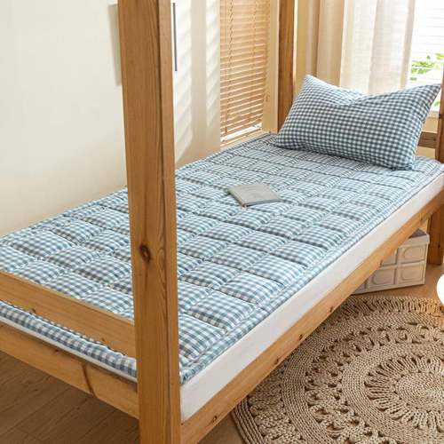 a类全棉学生宿舍床垫软垫寝室单人榻榻米垫子防滑水洗棉夹棉床褥