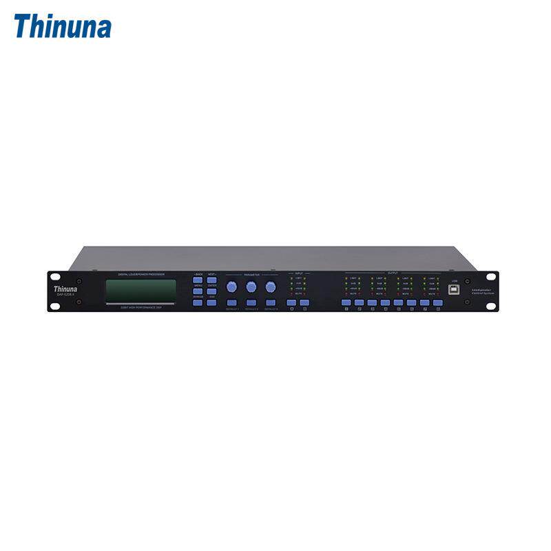 ThinunaDAP-0208II前级效果器音频处理器麦克风话筒反馈抑制器