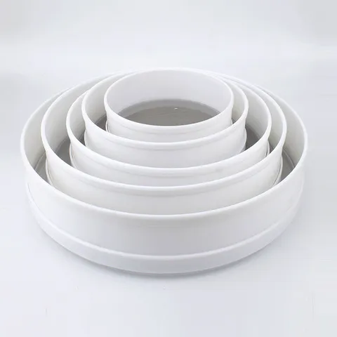 50罗斗塑料药粉筛网细白色面粉筛筛漏圆形过滤网筛子目烘焙工具网